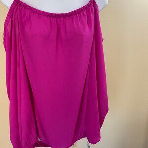 Magenta Size 3X Off the shoulder blouse by INC Int'l Concepts